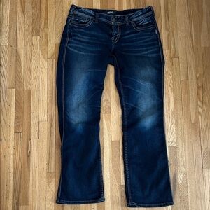Silver Jeans Dark Blue Bootcut Jeans